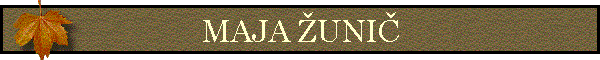MAJA ŽUNIČ